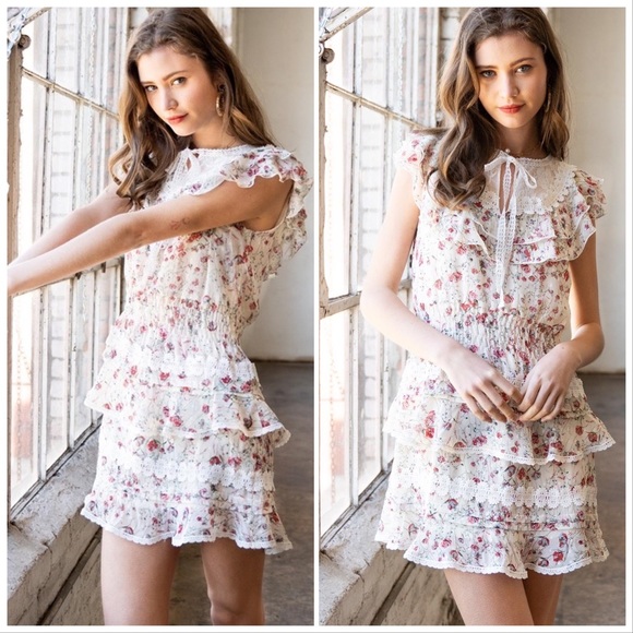 POL All Summer Long Tiered Mini Dress - Picture 2 of 10